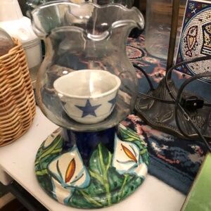 Mexican Ceramic Candle Holder